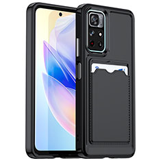 Coque Ultra Fine Silicone Souple 360 Degres Housse Etui J02S pour Xiaomi Redmi Note 11S 5G Noir