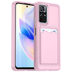 Coque Ultra Fine Silicone Souple 360 Degres Housse Etui J02S pour Xiaomi Redmi Note 11S 5G Rose