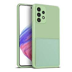 Coque Ultra Fine Silicone Souple 360 Degres Housse Etui MJ1 pour Samsung Galaxy A53 5G Pastel Vert