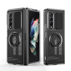 Coque Ultra Fine Silicone Souple 360 Degres Housse Etui MJ1 pour Samsung Galaxy Z Fold4 5G Noir