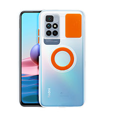 Coque Ultra Fine Silicone Souple 360 Degres Housse Etui MJ1 pour Xiaomi Redmi Note 11 4G (2021) Orange