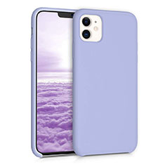 Coque Ultra Fine Silicone Souple 360 Degres Housse Etui pour Apple iPhone 11 Violet