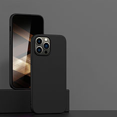 Coque Ultra Fine Silicone Souple 360 Degres Housse Etui pour Apple iPhone 14 Pro Noir