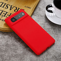 Coque Ultra Fine Silicone Souple 360 Degres Housse Etui pour Google Pixel 6 5G Rouge