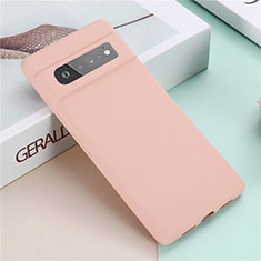 Coque Ultra Fine Silicone Souple 360 Degres Housse Etui pour Google Pixel 6 Pro 5G Rose