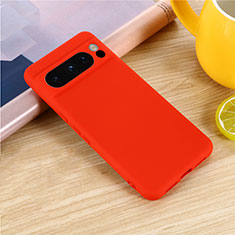 Coque Ultra Fine Silicone Souple 360 Degres Housse Etui pour Google Pixel 8 Pro 5G Rouge