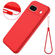 Coque Ultra Fine Silicone Souple 360 Degres Housse Etui pour Google Pixel 8a 5G Rouge