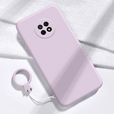 Coque Ultra Fine Silicone Souple 360 Degres Housse Etui pour Huawei Enjoy 20 Plus 5G Violet Clair