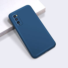 Coque Ultra Fine Silicone Souple 360 Degres Housse Etui pour Huawei Enjoy 20 Pro 5G Bleu