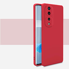 Coque Ultra Fine Silicone Souple 360 Degres Housse Etui pour Huawei Honor 70 Pro 5G Rouge