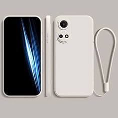 Coque Ultra Fine Silicone Souple 360 Degres Housse Etui pour Huawei Honor X7 Blanc