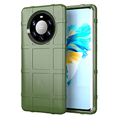 Coque Ultra Fine Silicone Souple 360 Degres Housse Etui pour Huawei Mate 40 Pro+ Plus Vert Armee