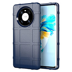 Coque Ultra Fine Silicone Souple 360 Degres Housse Etui pour Huawei Mate 40E Pro 4G Bleu