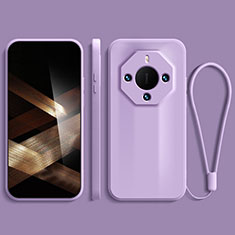 Coque Ultra Fine Silicone Souple 360 Degres Housse Etui pour Huawei Mate 60 RS Ultimate Violet