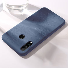 Coque Ultra Fine Silicone Souple 360 Degres Housse Etui pour Huawei P30 Lite New Edition Bleu