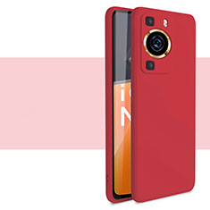 Coque Ultra Fine Silicone Souple 360 Degres Housse Etui pour Huawei P60 Rouge