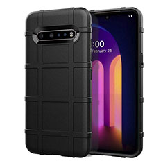 Coque Ultra Fine Silicone Souple 360 Degres Housse Etui pour LG V60 ThinQ 5G Noir