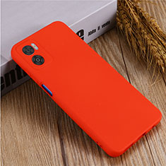 Coque Ultra Fine Silicone Souple 360 Degres Housse Etui pour Motorola Moto E22 Rouge