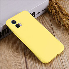 Coque Ultra Fine Silicone Souple 360 Degres Housse Etui pour Motorola Moto Edge 30 Lite 5G Jaune