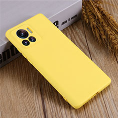 Coque Ultra Fine Silicone Souple 360 Degres Housse Etui pour Motorola Moto Edge 30 Ultra 5G Jaune