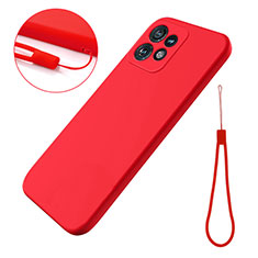 Coque Ultra Fine Silicone Souple 360 Degres Housse Etui pour Motorola Moto Edge Plus (2023) 5G Rouge