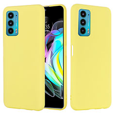 Coque Ultra Fine Silicone Souple 360 Degres Housse Etui pour Motorola Moto Edge S Pro 5G Jaune