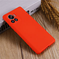 Coque Ultra Fine Silicone Souple 360 Degres Housse Etui pour Motorola Moto Edge X30 Pro 5G Rouge