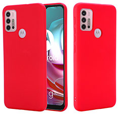 Coque Ultra Fine Silicone Souple 360 Degres Housse Etui pour Motorola Moto G20 Rouge