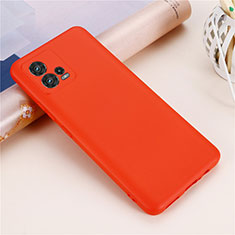 Coque Ultra Fine Silicone Souple 360 Degres Housse Etui pour Motorola Moto G72 Rouge