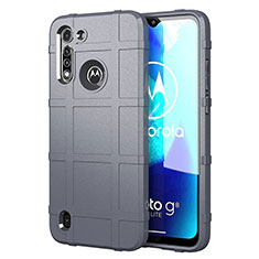 Coque Ultra Fine Silicone Souple 360 Degres Housse Etui pour Motorola Moto G8 Power Lite Gris