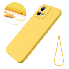 Coque Ultra Fine Silicone Souple 360 Degres Housse Etui pour Motorola Moto G84 5G Jaune