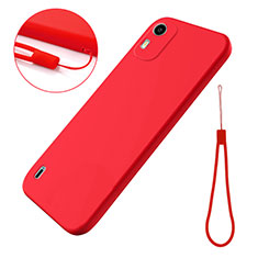 Coque Ultra Fine Silicone Souple 360 Degres Housse Etui pour Nokia C12 Plus Rouge