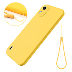 Coque Ultra Fine Silicone Souple 360 Degres Housse Etui pour Nokia C12 Pro Jaune