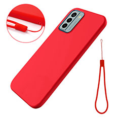 Coque Ultra Fine Silicone Souple 360 Degres Housse Etui pour Nokia G22 Rouge