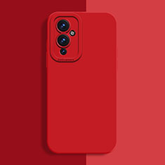 Coque Ultra Fine Silicone Souple 360 Degres Housse Etui pour OnePlus 9 5G Rouge