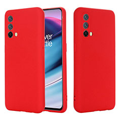 Coque Ultra Fine Silicone Souple 360 Degres Housse Etui pour OnePlus Nord CE 5G Rouge