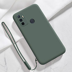 Coque Ultra Fine Silicone Souple 360 Degres Housse Etui pour Oppo A11s Vert Nuit