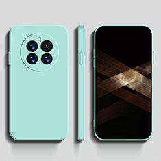 Coque Ultra Fine Silicone Souple 360 Degres Housse Etui pour Oppo A2 Pro 5G Cyan