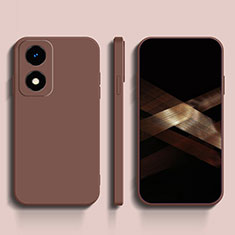 Coque Ultra Fine Silicone Souple 360 Degres Housse Etui pour Oppo A2x 5G Marron