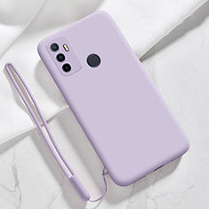 Coque Ultra Fine Silicone Souple 360 Degres Housse Etui pour Oppo A32 Violet Clair