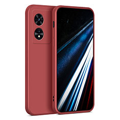 Coque Ultra Fine Silicone Souple 360 Degres Housse Etui pour Oppo A38 Rouge