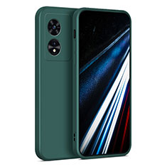 Coque Ultra Fine Silicone Souple 360 Degres Housse Etui pour Oppo A38 Vert Nuit