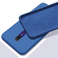 Coque Ultra Fine Silicone Souple 360 Degres Housse Etui pour Oppo A9 Bleu
