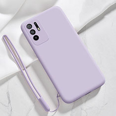 Coque Ultra Fine Silicone Souple 360 Degres Housse Etui pour Oppo A94 5G Violet Clair