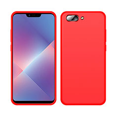 Coque Ultra Fine Silicone Souple 360 Degres Housse Etui pour Oppo AX5 Rouge