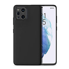 Coque Ultra Fine Silicone Souple 360 Degres Housse Etui pour Oppo Find X3 5G Noir