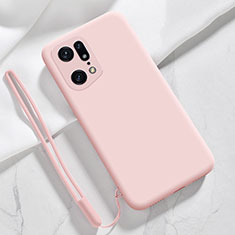 Coque Ultra Fine Silicone Souple 360 Degres Housse Etui pour Oppo Find X5 5G Rose