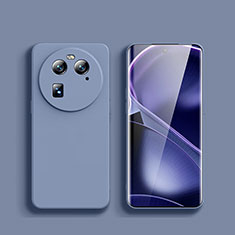 Coque Ultra Fine Silicone Souple 360 Degres Housse Etui pour Oppo Find X6 Pro 5G Gris Lavende