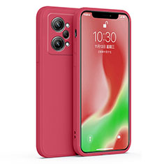 Coque Ultra Fine Silicone Souple 360 Degres Housse Etui pour Oppo K10 Pro 5G Rose Rouge