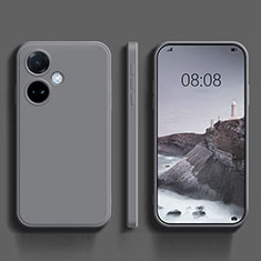 Coque Ultra Fine Silicone Souple 360 Degres Housse Etui pour Oppo K11 5G Gris